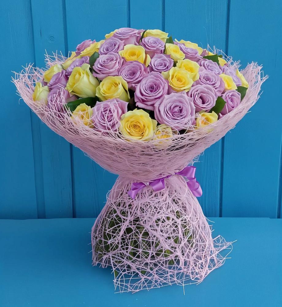 Букет 101 Волшебный Миг в Брикет