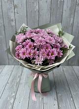 Букет цветов из:  Хризантемы в Брикет