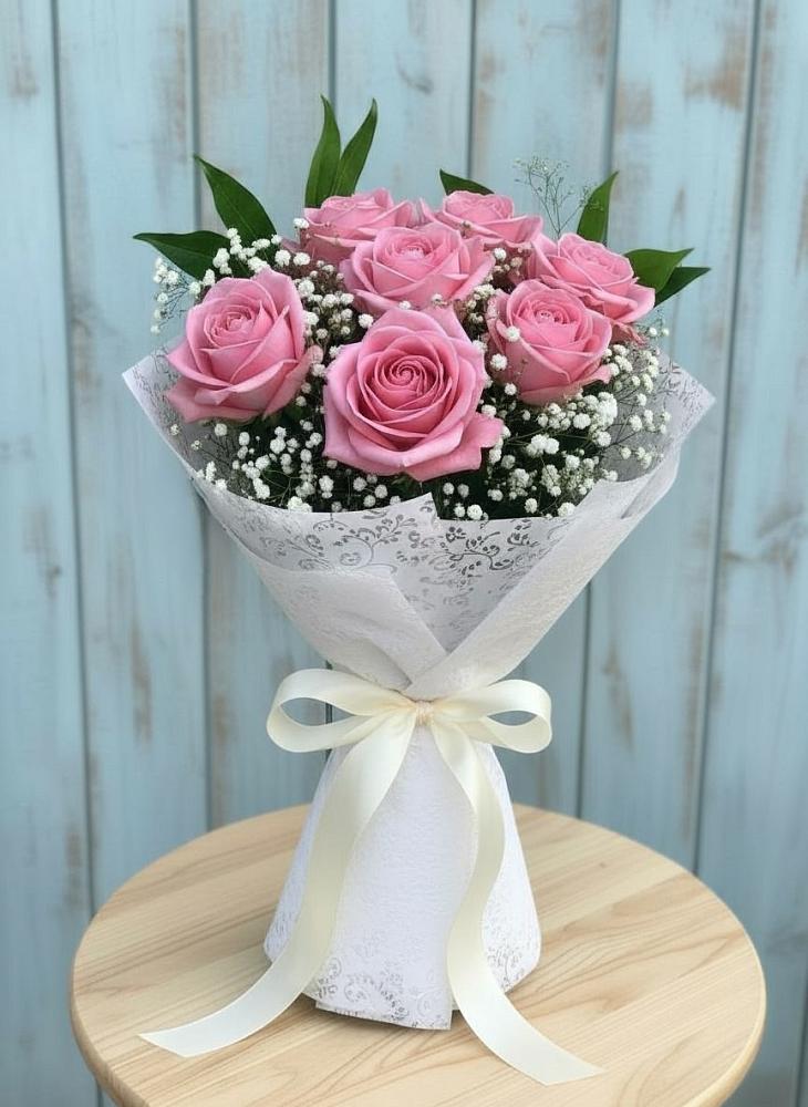 Букет цветов из: Розы в Брикет