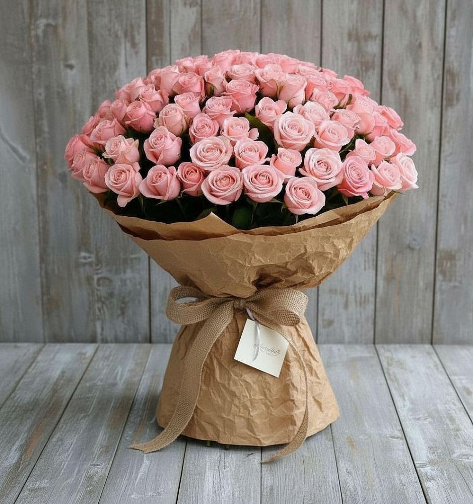 Букет 151 Роза Роуз в Брикет