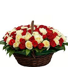 Премиум букет из: Розы в Брикет