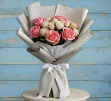 Букет цветов из:  Розы в Брикет